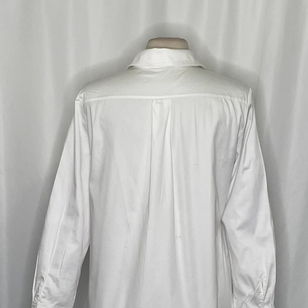 Alice + Olivia Classics Solid White Buttondown Sh… - image 8